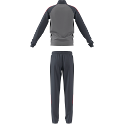 CHANDAL ADIDAS GRIS NIÑO CREMALLERA KC7175
