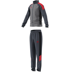 CHANDAL ADIDAS GRIS NIÑO CREMALLERA KC7175