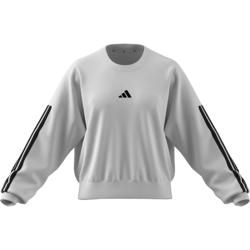 Sudadera Adidas  (Manga Larga)  W 3S FT SWT-JD5285 BLANCO-MUJER JD5285