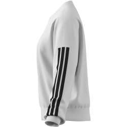 Sudadera Adidas  (Manga Larga)  W 3S FT SWT-JD5285 BLANCO-MUJER JD5285