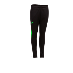 PANTALON LARGO CHANDAL JOMA CHAMPIONSHIP VII 103200-117 NEGRO VERDE FLÚOR UNISEX