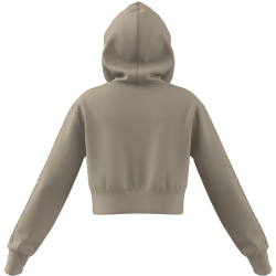 CHAQUETA ADIDAS CAPUCHA BEIGE NIÑA KB6984 CREMALLERA