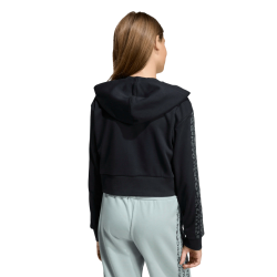 Sudadera capucha Adidas negra niña KB6985