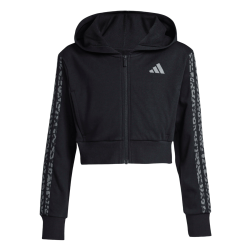 Sudadera capucha Adidas negra niña KB6985