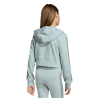 Sudadera capucha Adidas verde niña KB6986