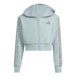 Sudadera capucha Adidas verde niña KB6986