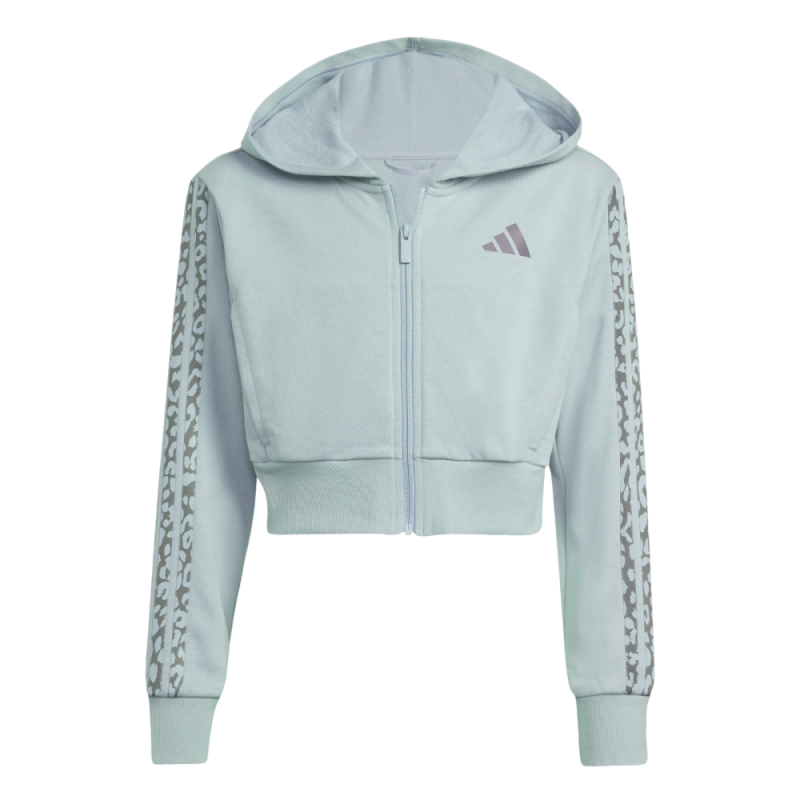 Sudadera capucha Adidas verde niña KB6986
