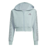 Sudadera capucha Adidas verde niña KB6986