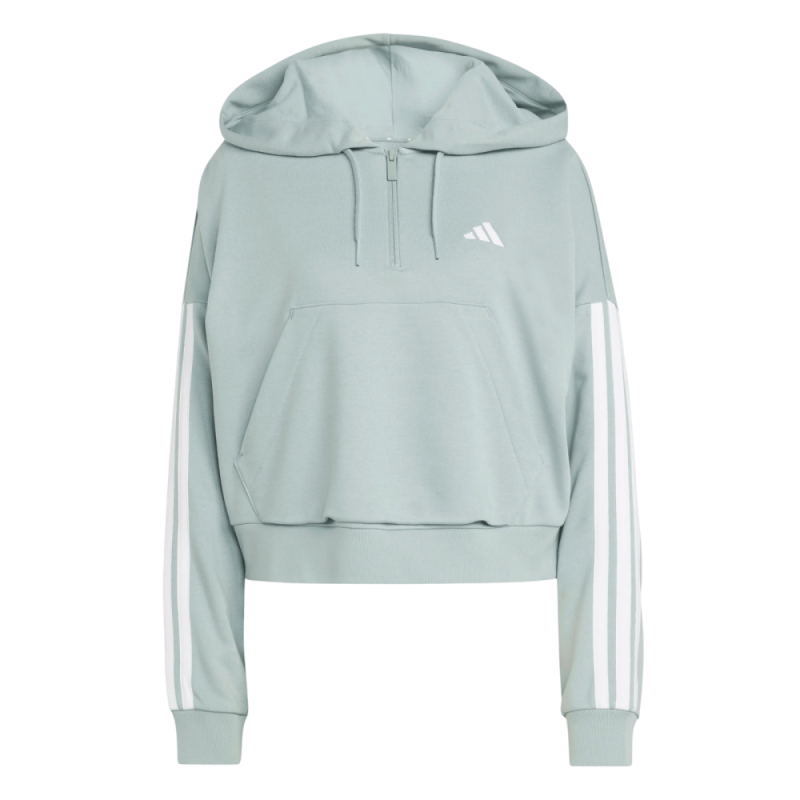 Sudadera capucha verde Adidas mujer KC5226