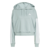 Sudadera capucha verde Adidas mujer KC5226