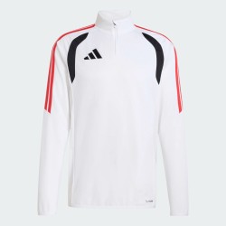 SUDADERA ADIDAS BLANCA MEDIA CREMALLERA HOMBRE KR0371