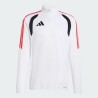 SUDADERA ADIDAS BLANCA MEDIA CREMALLERA HOMBRE KR0371