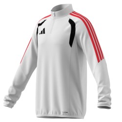 SUDADERA ADIDAS BLANCA MEDIA CREMALLERA HOMBRE KR0371