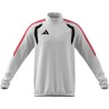 SUDADERA ADIDAS BLANCA MEDIA CREMALLERA HOMBRE KR0371