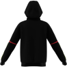 SUDADERA ADIDAS NEGRA CAPUCHA JUNIOR UNISEX  KH0461