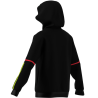 SUDADERA ADIDAS NEGRA CAPUCHA JUNIOR UNISEX  KH0461