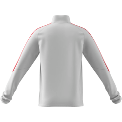 SUDADERA ADIDAS BLANCA MEDIA CREMALLERA JUNIOR KR0370