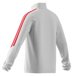 SUDADERA ADIDAS BLANCA MEDIA CREMALLERA JUNIOR KR0370