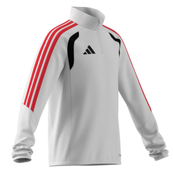 SUDADERA ADIDAS BLANCA MEDIA CREMALLERA JUNIOR KR0370