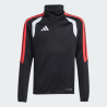 SUDADERA ADIDAS NEGRA MEDIA CREMALLERA TIRO26L TR TOPYA  JUNIOR
