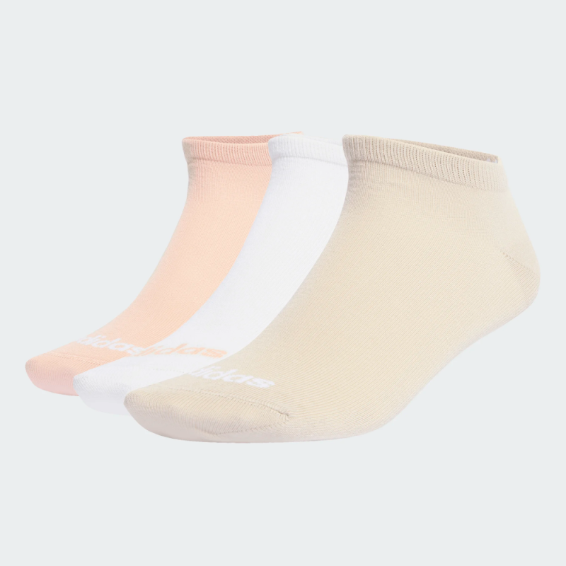 Calcetines de colores Adidas 3 pares T LIN LOW 3P WONALU/BLUPNK/WHITE pinkis
