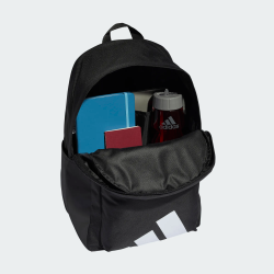 Mochila Negra Adidas ESS BTU BARS BP BLACK/WHITE