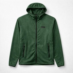 Sudadera Verde +8000 TIROS 253 hombre Abierta Capucha