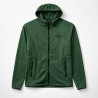Sudadera Verde +8000 TIROS 253 hombre Abierta Capucha