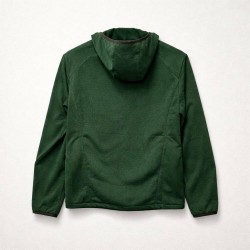 Sudadera Verde +8000 TIROS 253 hombre Abierta Capucha
