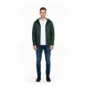 Sudadera Verde +8000 TIROS 253 hombre Abierta Capucha