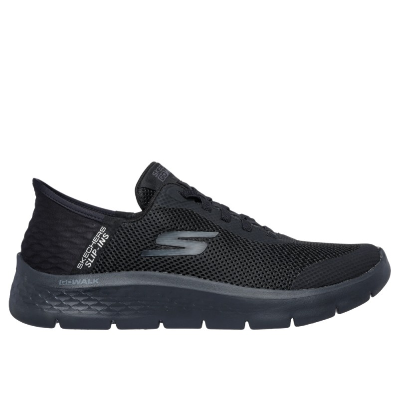 Zapatillas Negras SKECHERS-GO WALK FLEX - HANDS-216324BBK hombre Slip-ins