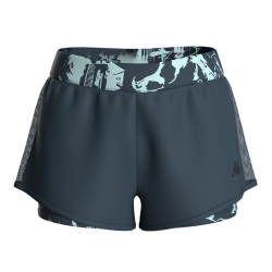 Pantalon corto 2-1 verde Kappa mujer 311P6NW