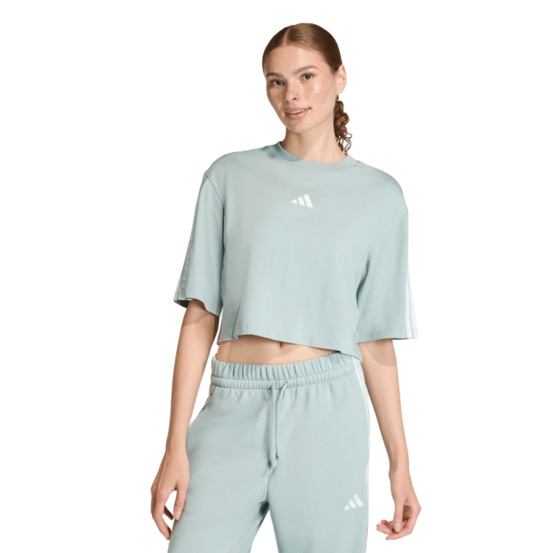Camiseta verde m/c Adidas mujer KC5223
