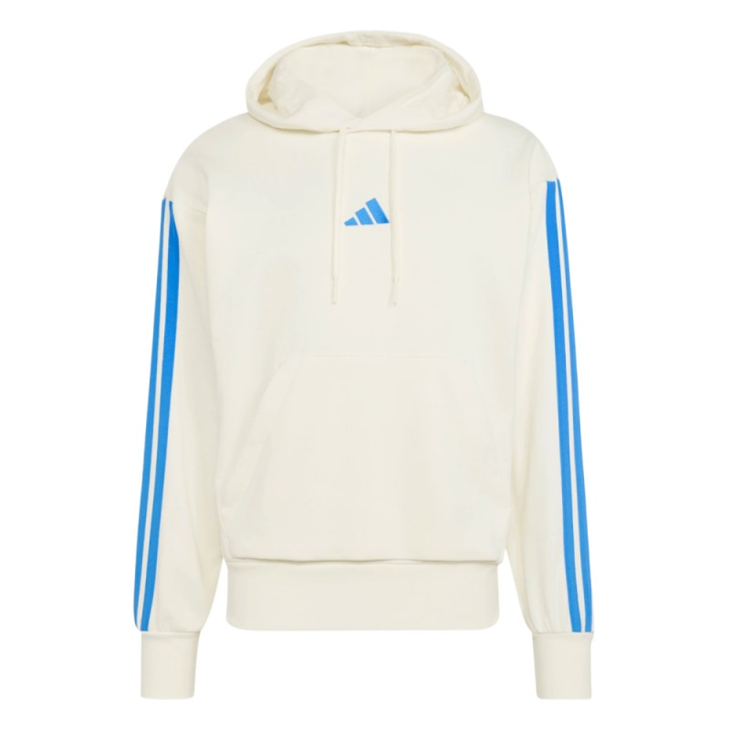 SUDADERA BLANCA ADIDAS M 3S FT HD KD4901 HOMBRE
