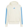 SUDADERA BLANCA ADIDAS M 3S FT HD KD4901 HOMBRE