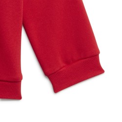 CONJUNTO ADIDAS-I BOS LOGO JOG-IC6592 NEGRO-ROJO NIÑO FELPA