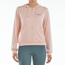 SUDADERA +8000 Vermax 409528-129 ROSA MUJER CAPUCHA