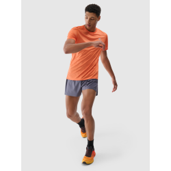 CAMISETA 4F RUNNING QUICK DRY 4FWSS25TFTSM1260-70S NARANJA HOMBRE MANGA CORTA