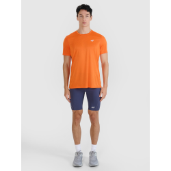 CAMISETA 4F RUNNING QUICK DRY 4FWSS25TFTSM1260-70S NARANJA HOMBRE MANGA CORTA