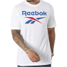CAMISETA REEBOK RIBIG STACKED LOGO TEE 100071175 BLANCA HOMBRE MANGA CORTA