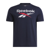 CAMISETA REEBOK IDENTITY BIG LOGO TEE VECNAV AZUL HOMBRE MANGA CORTA