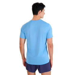 CAMISETA 4F 4FWSS25TFTSM1260-34S AZUL HOMBRE MANGA CORTA