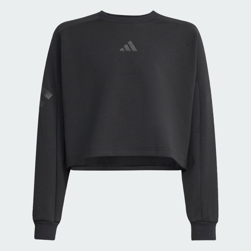 SUDADERA NEGRA ADIDAS MUJER  KB6904