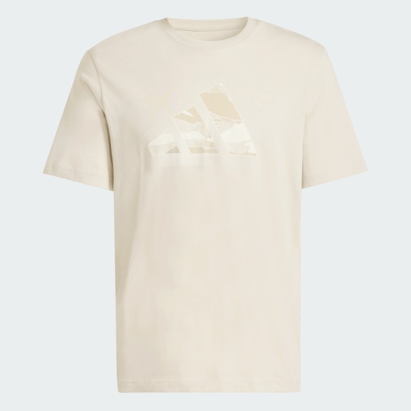 CAMISETA ADIDAS CAMO MODERN LOGO GRAPHIC T-SHIRT BEIGE JZ7495