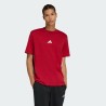 CAMISETA ADIDAS ROJA ESSENTIALS THREE STRIPES SINGLE JERSEY TEE KD4865