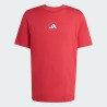 CAMISETA ADIDAS ROJA ESSENTIALS THREE STRIPES SINGLE JERSEY TEE KD4865