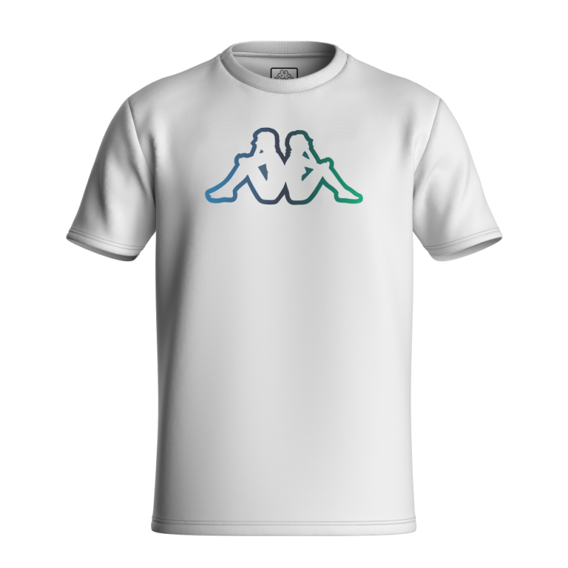 CAMISETA KAPPA LOGO IONI 34251SW BLANCA HOMBRE MANGA CORTA