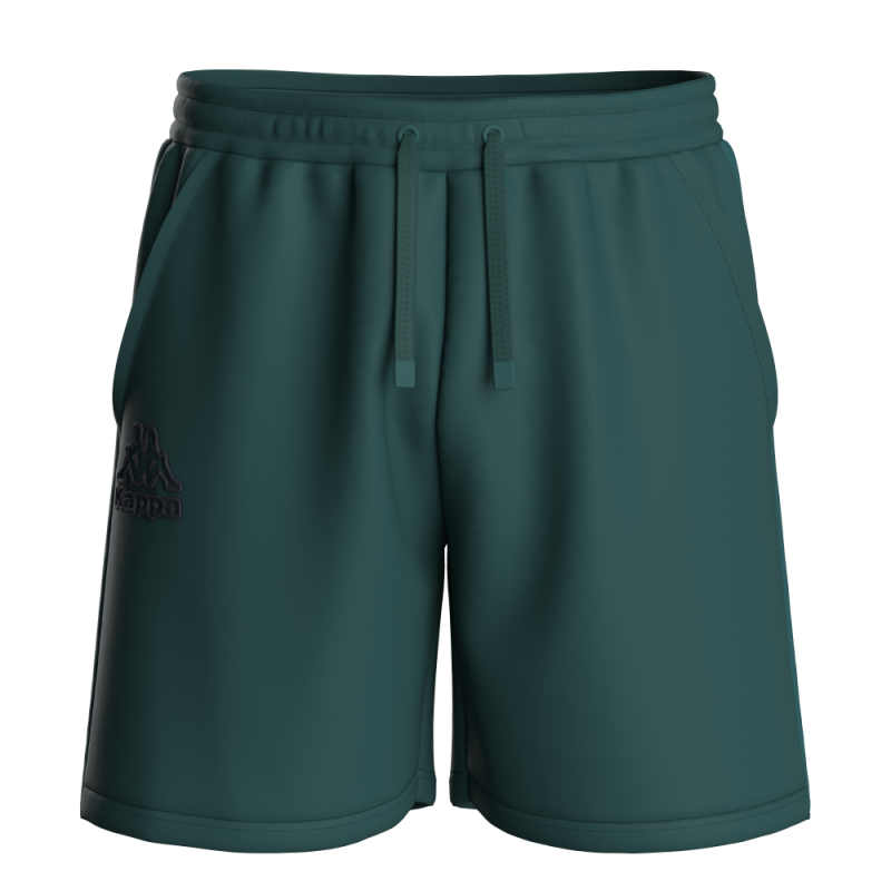 PANTALON CORTO KAPPA LOGO TAPE GERRI 321W7HW-WQJ VERDE HOMBRE ALGODON