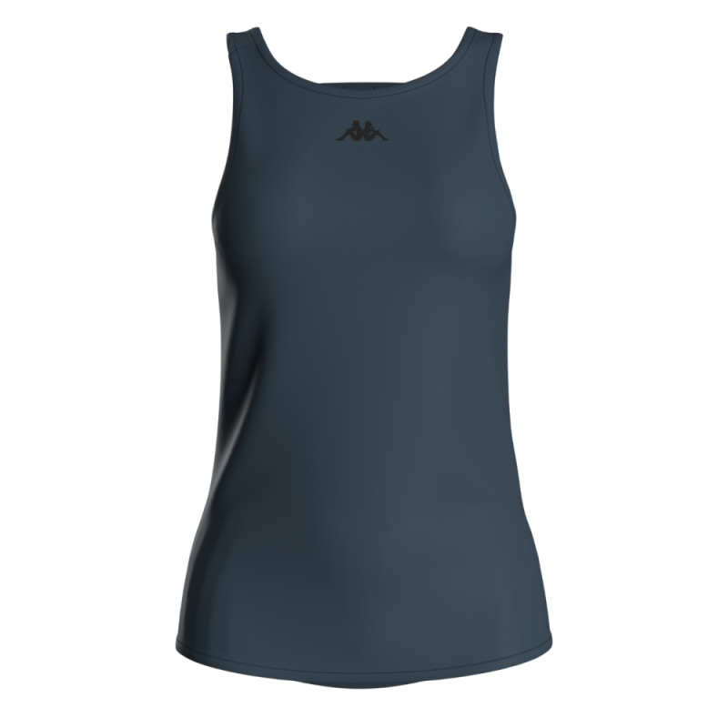 Camiseta azul tirantes Kappa multideporte mujer 32255DW