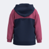SUDADERA JOMA PARK NAVY BKYE VIOLET 500801.345 UNISEX CAPUCHA